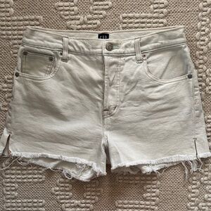 GAP Women's Off-White Jean Shorts